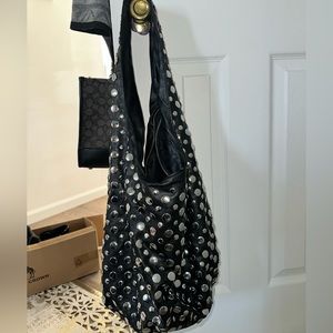 Black bag with Silver Decor